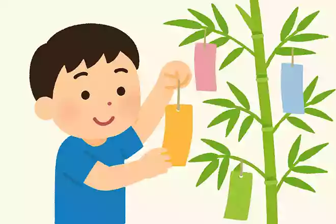 七夕の短冊には何を書くでしょうか?