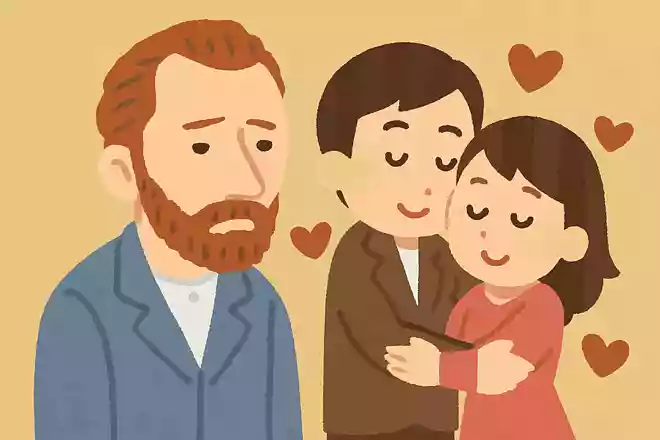 考えれば考えるほど、人を愛すること以上に芸術的なものはないということに気づく。ゴッホ