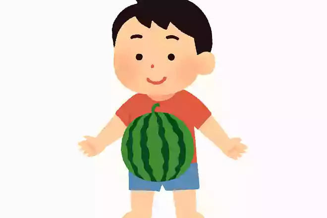 おなかの真ん中にある物は何でしょうか?