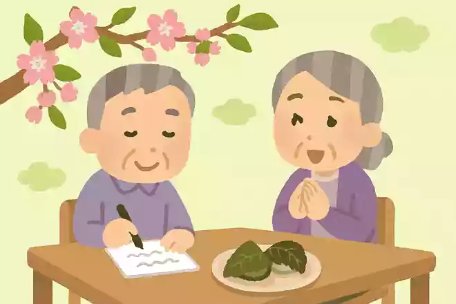 葉ざくらや 奈良に二日の 泊り客