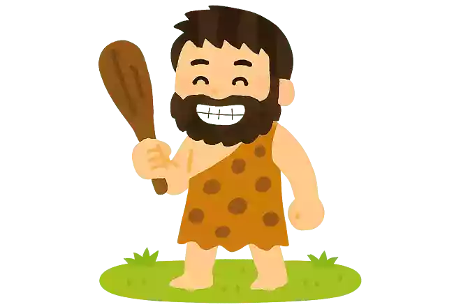 原始時代は虫歯になる人はほとんどいませんでした。なぜでしょうか?