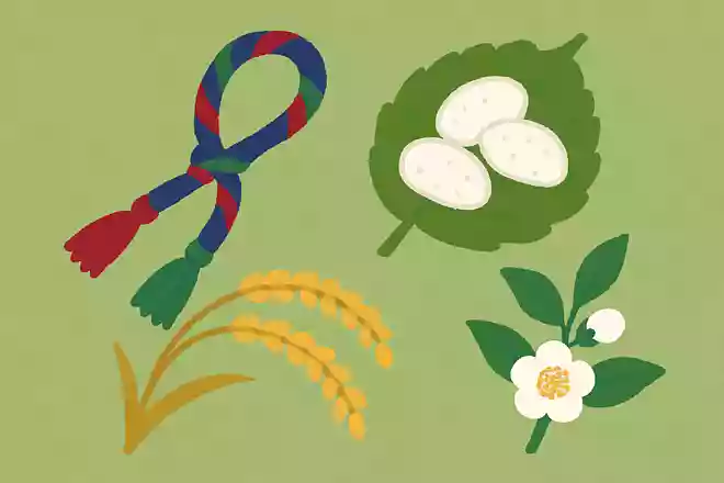 三重県の伝統工芸である「伊賀のくみひも」の原材料は何でしょう