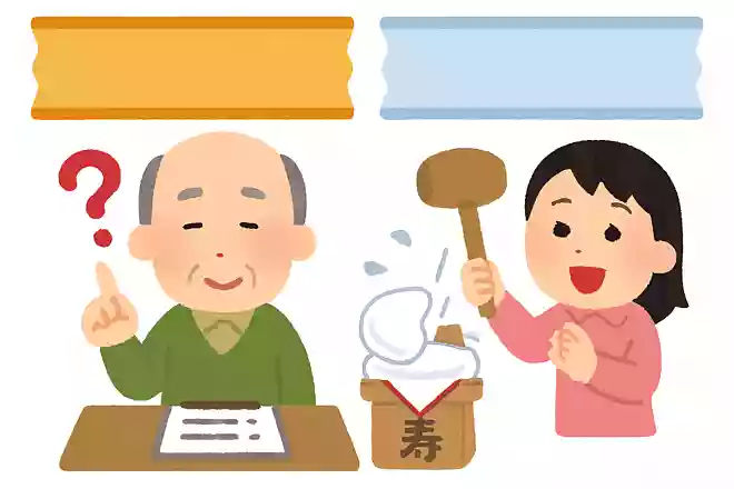 鏡開きを刃物ではなく木槌で割る理由は何でしょうか?