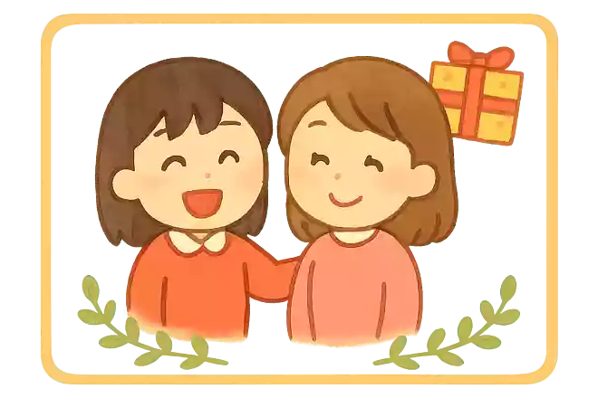 〇〇のステキな笑顔は私の元気の源です