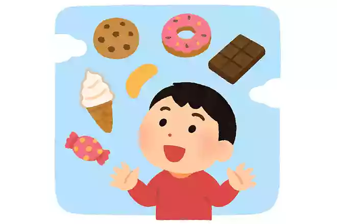 空から降ってくるおいしいお菓子は何でしょうか?
