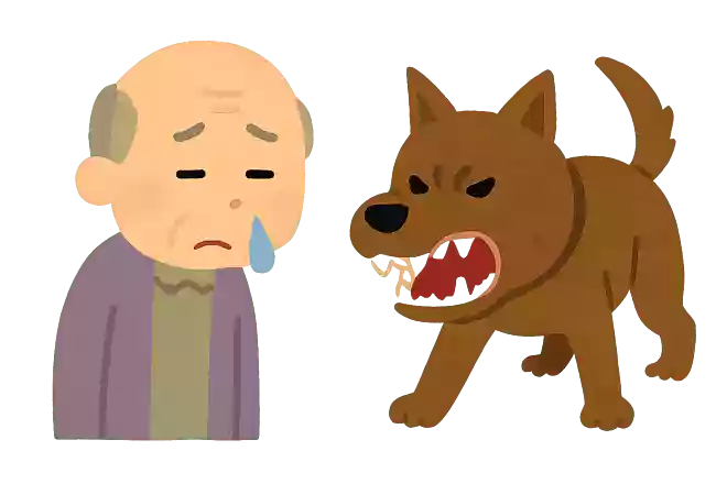 花粉症とかけて、どう猛な犬とときます、その心はどちらも鼻たれ(放たれ)と大変です。