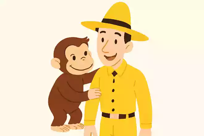 おさるのジョージと仲良しのおじさんの名前は?