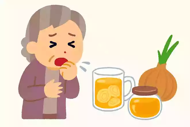 せきが止まらないときに、はちみつにある野菜を漬け込んだ汁を飲むと治まります。ある野菜とは何でしょうか?
