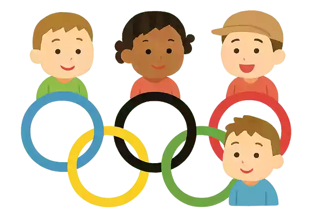 五輪マークの五輪は世界の5大陸を表している