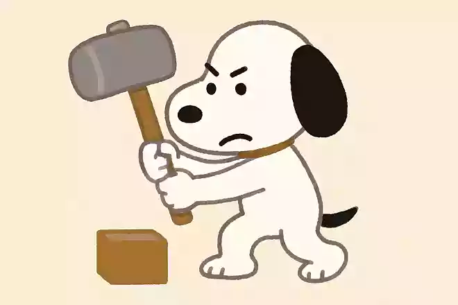 もし何かをやり遂げたいなら、自分でやるべきだよ!スヌーピー