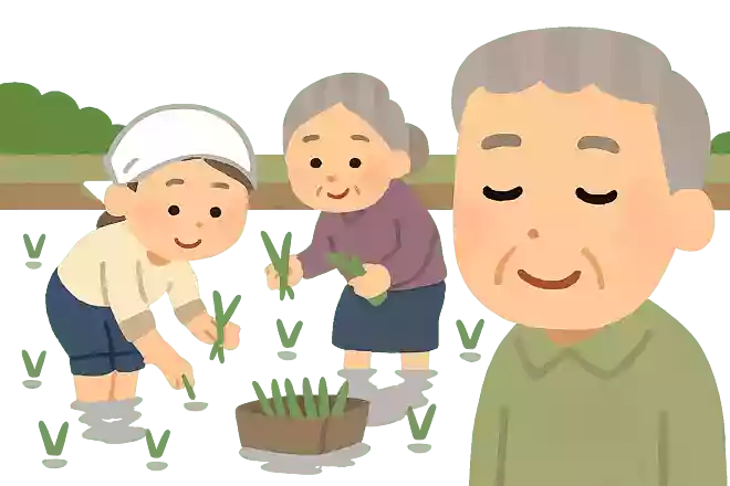 5月の旧暦「皐月」は田植えが由来している