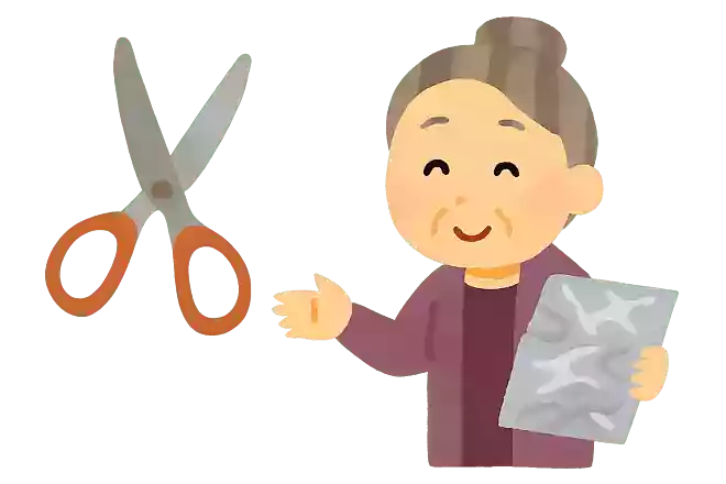 切れにくくなったハサミは、家庭の台所などにあるものを切ると復活します。あるものとは何でしょうか?