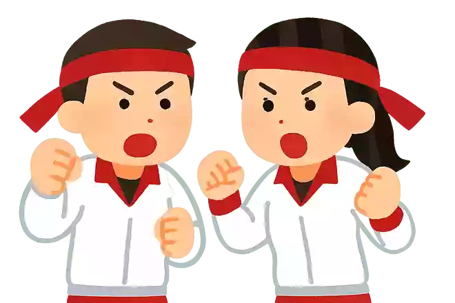 「We are strong?」「Yeah」「We are winner?」「Yeah」