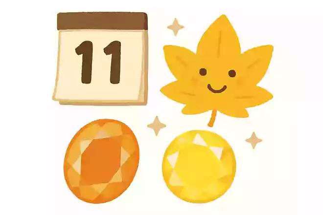 11月の誕生石はトパーズとシトリンの二種類がある