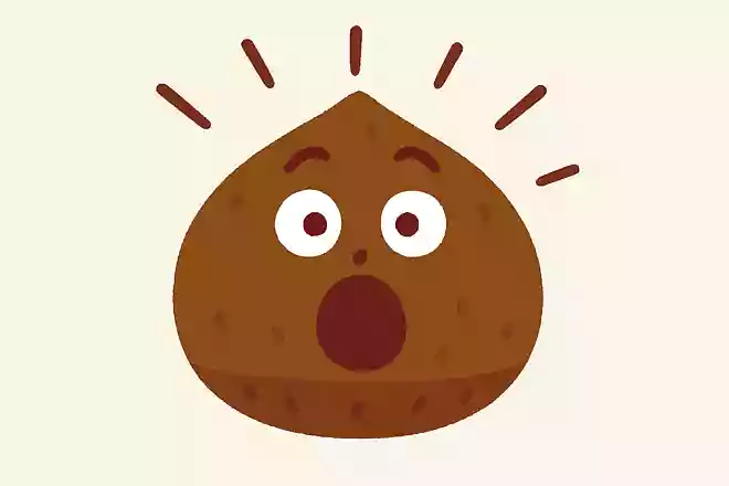 くりはくりでも、いつも驚いているくりってどんなくりでしょう?