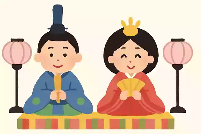 ひな人形は何をしているところ表したものでしょうか?