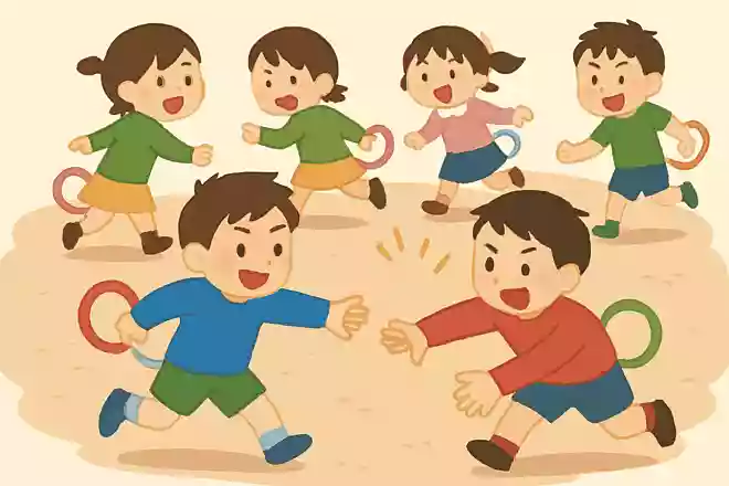 フープしっぽ取り