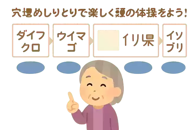 ダイフク→〇〇〇〇→ウイマゴ→〇〇〇〇→イギリス→〇〇〇〇→イソヅリ