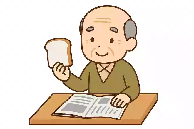 パンとかけて、新聞とときます、その心はどちらも生地(記事)が重要です。