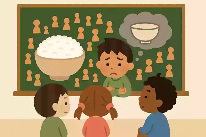 今日食べるご飯がなく、明日のご飯があるかもわからない人はどれくらいいるでしょう?