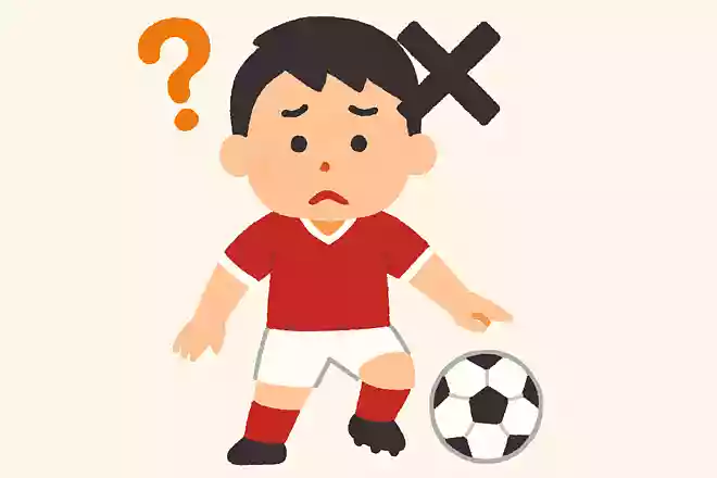 サッカーで使用してはいけない体の部位はどこ?