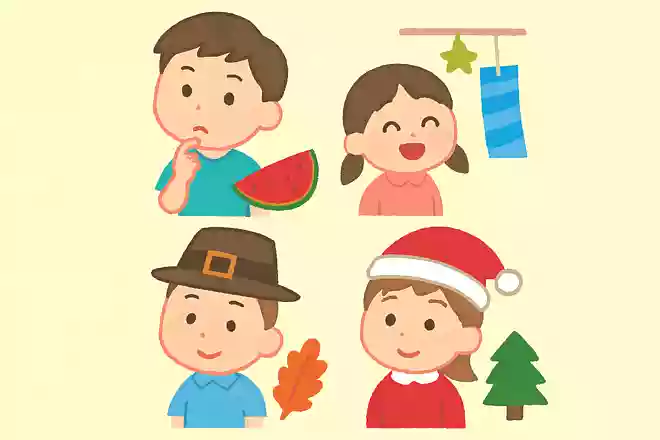 次のうち、夏のあいだにあるお休みはどれでしょうか？