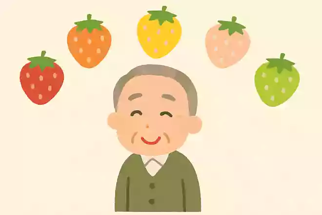 いちごは赤色以外に何色が開発されているでしょうか?