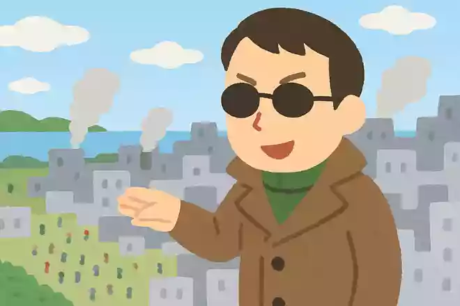 見ろ!人がゴミのようだ!!ムスカ『天空の城ラピュタ』