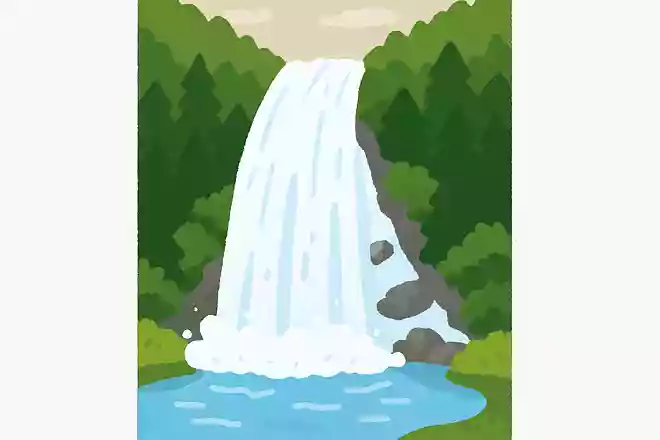 湯滝から流れ落ちた水は、どこにいくでしょうか?