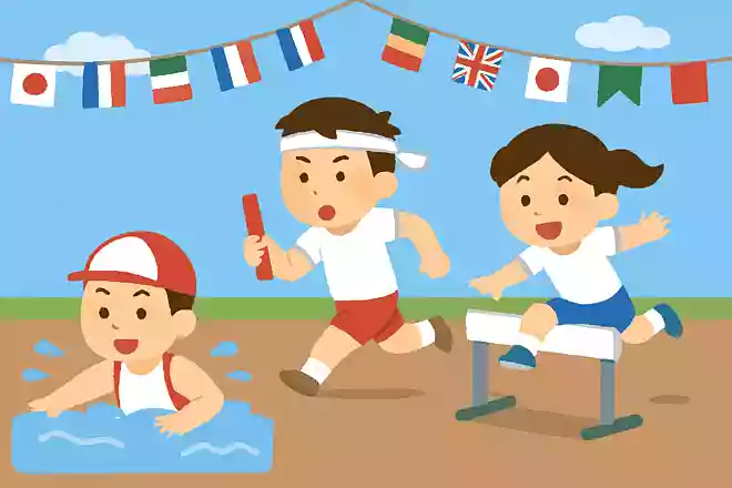 トライアスロン(障害物競走)