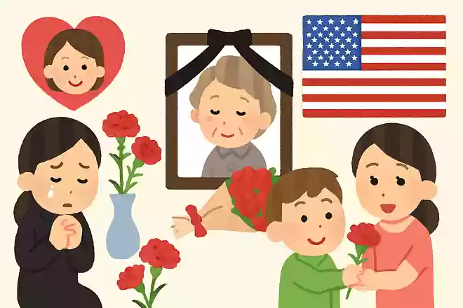 アメリカでの母の日の起源は1908年におこなわれたある女性の追悼式