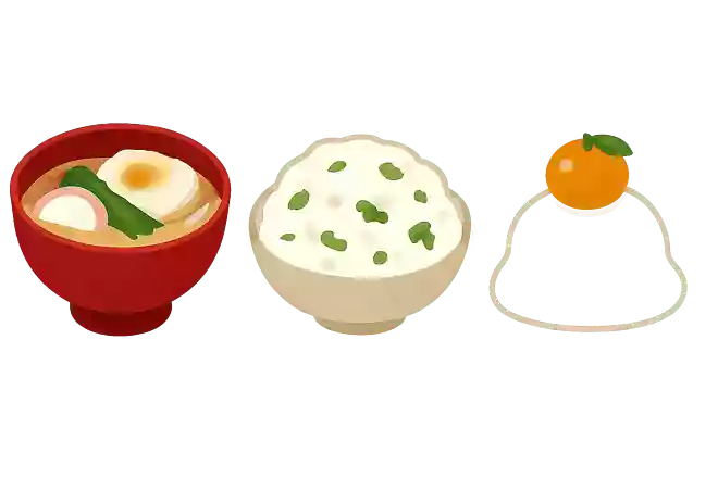 1月7日の朝に食べると良いとされているのは次のうちどれ?