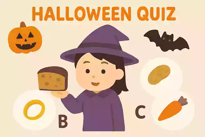 ハロウィンにアイルランドで食べられるケーキの中には何が入っているでしょう？