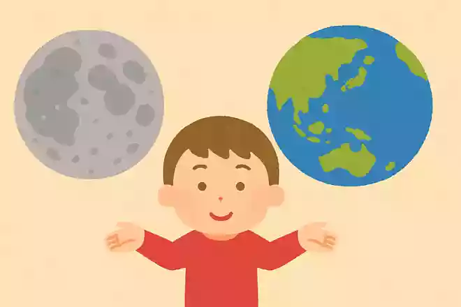 月と地球はどちらが大きい?