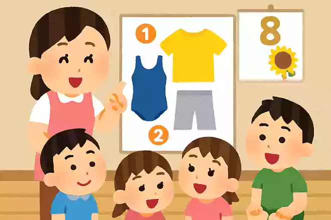 プールに入るときに着るものはどれでしょう?