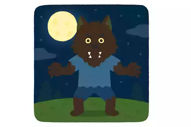 満月の夜にある動物に変身する怪物はなんでしょう?