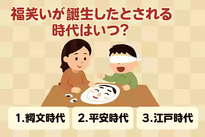 福笑いが誕生したとされる時代はいつ?
