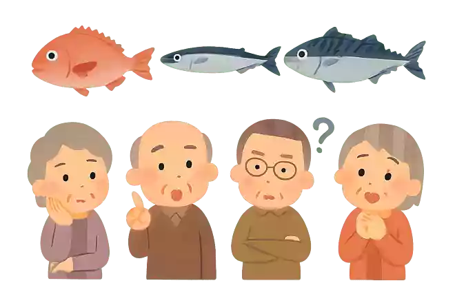 つぎのうち、旬が2度ある魚はどれでしょうか?