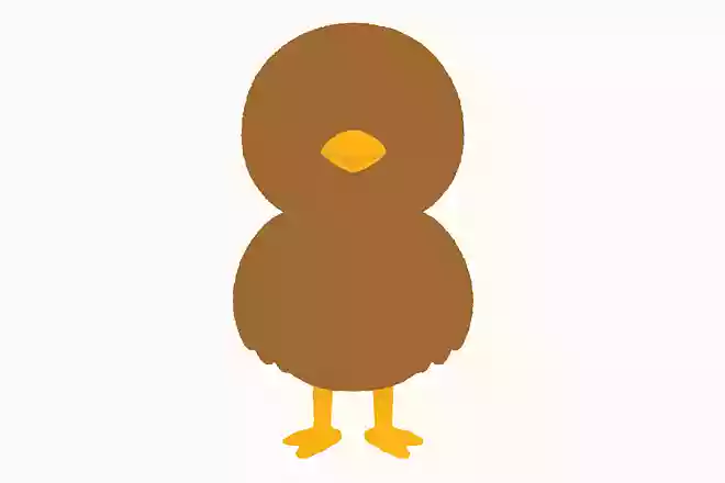 私は二本足で立っています