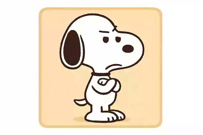 口先ばかりの心ない言葉は何の役にも立たないよ。スヌーピー
