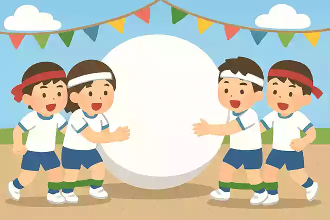 五人六脚大玉ころがし