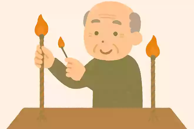 まったく同じ素材でできたロープが2本あります。どちらも先端から火をつけると1時間で燃え尽きます。燃える時間を利用して、45分計るには最初はどのようにして火を付けるといいでしょうか?