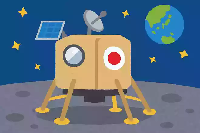 2025年1月に打ち上げられ、6月に月面着陸を目指している日本企業が手掛ける月探査機は?