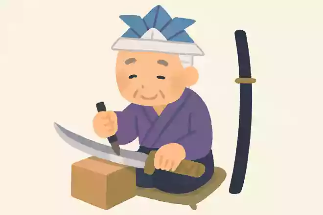 孫六が 太刀の銘きる 端午かな