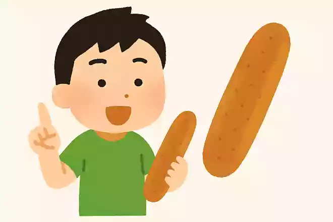 新潟の名物である細長いパンのようなお菓子の名前は?