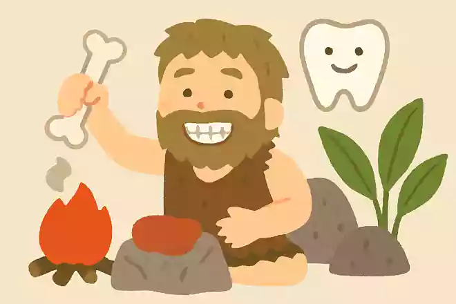 原始時代は虫歯になる人はほとんどいませんでした。なぜでしょうか?