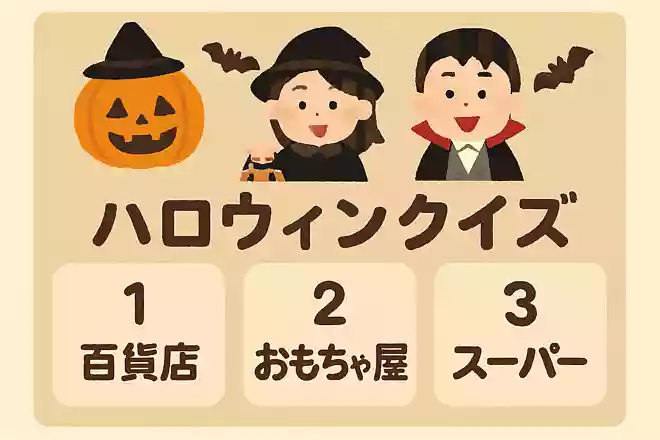 日本で最初にハロウィンを扱ったのは何屋さんでしょう？