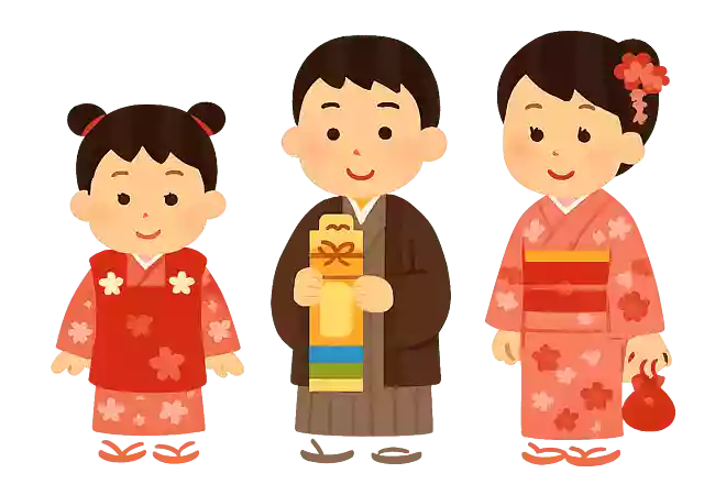 七五三は昔、別々の行事としておこなわれていた
