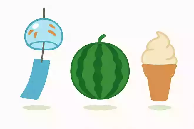 ちりんちりんと音が鳴る、夏の飾りは次のうちどれでしょうか?