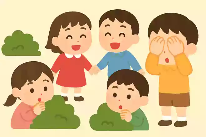 6人でかくれんぼをしたところ、2人が見つかりました。残りは何人でしょう?
